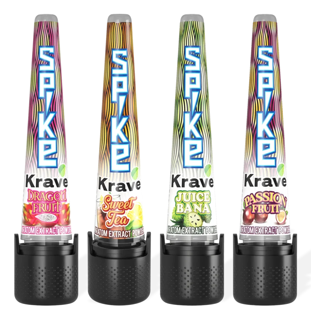 Krave Spike Extract Kratom Powder | 4 Flavors