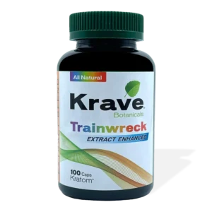 Krave Trainwreck Extract Enhanced Kratom Capsule