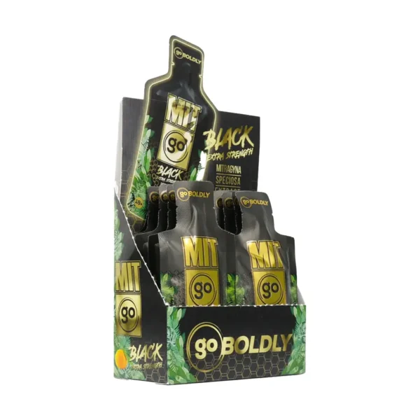 MIT 45 Go Boldly Black Extra Strength Liquid Gel Display Box