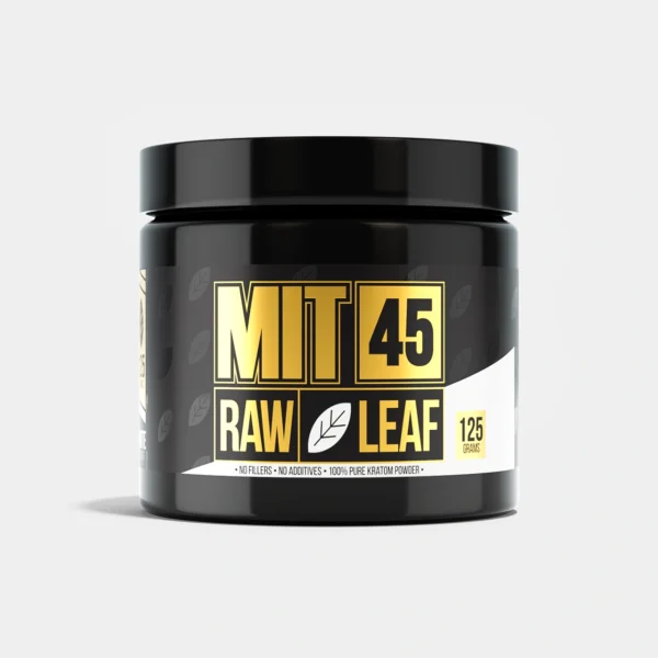 MIT 45 Raw White Leaf Kratom Powder 125 Grams