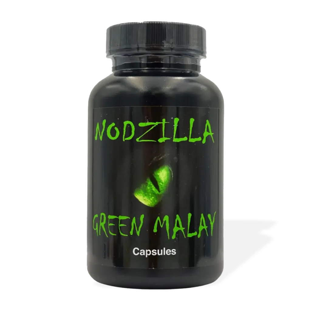 Nodzilla Green Malay Kratom Capsules