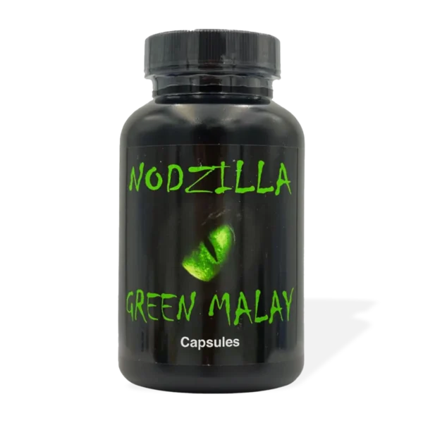 Nodzilla Green Malay Kratom Capsules