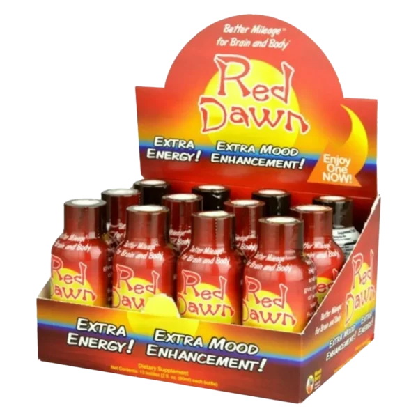 Red Dawn Extra Energy Shot | Display Box