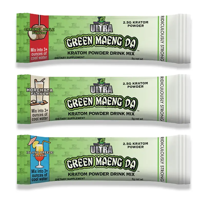 VooDoo3 Ultra Green Maeng Da Kratom Powder | 3 Flavors