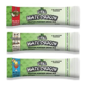 VooDoo3 Ultra White Dragon Kratom Powder | Drink Mix