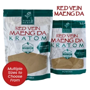 Whole Herbs Red Vein Maeng Da Kratom Powder