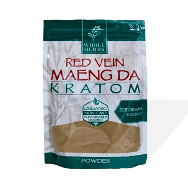 Whole Herbs Red Vein Maeng Da Kratom Powder 8 oz
