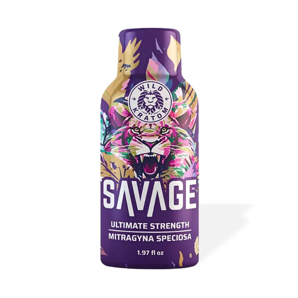 Wild Kratom Savage Ultimate Strength Kratom Shot | New Packaging