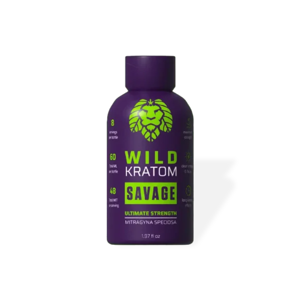 Wild Kratom Savage Ultimate Strength Kratom Shot