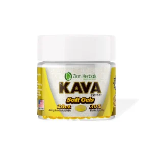 Zion Herbals 30% Kava Extract Soft Gels