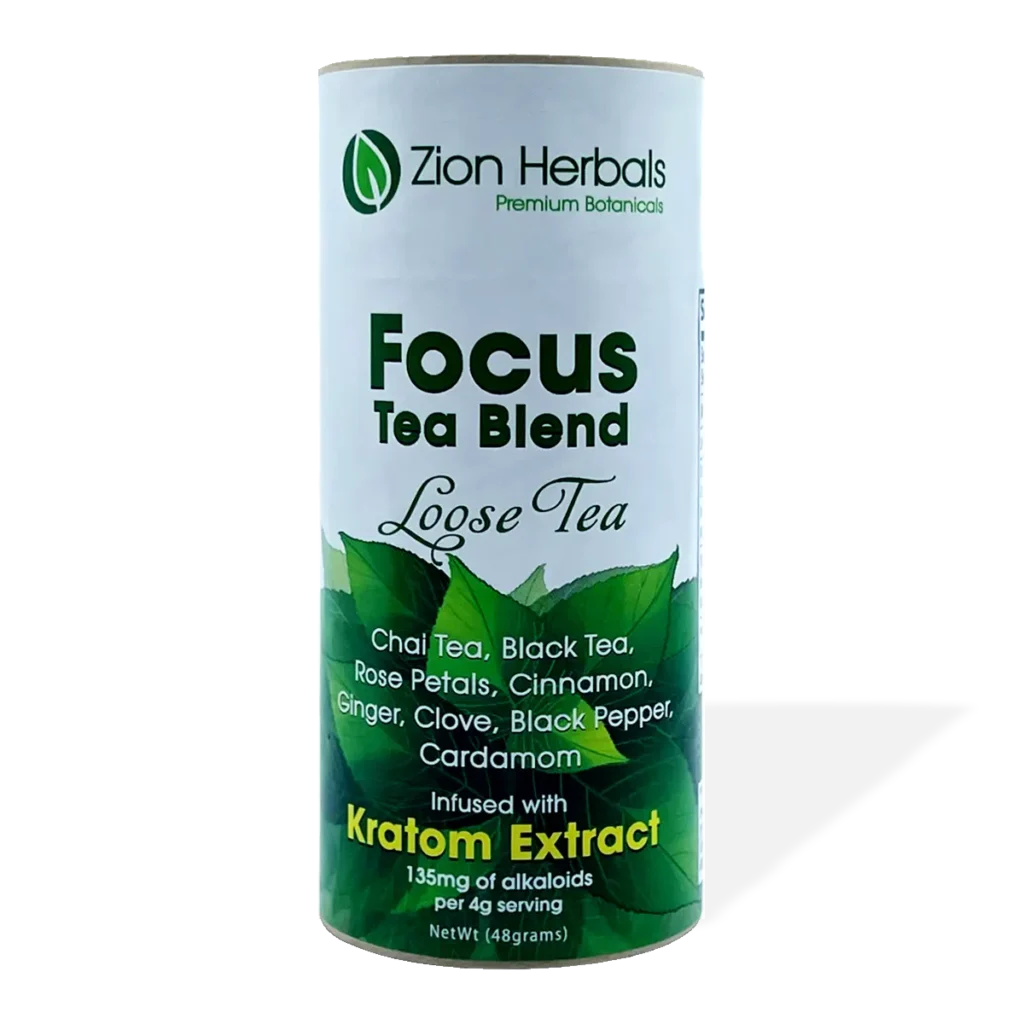 Zion Herbals Focus Tea Blend Kratom