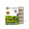 Zion Herbals Gold Reserve 45% MIT Kratom Extract 10 Tablets | Front