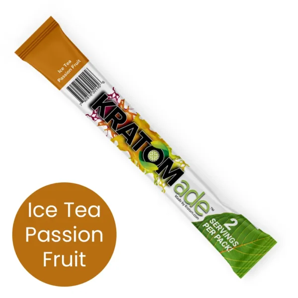 Zion Herbals Kratomade Kratom Powder Ice Tea Passion Fruit