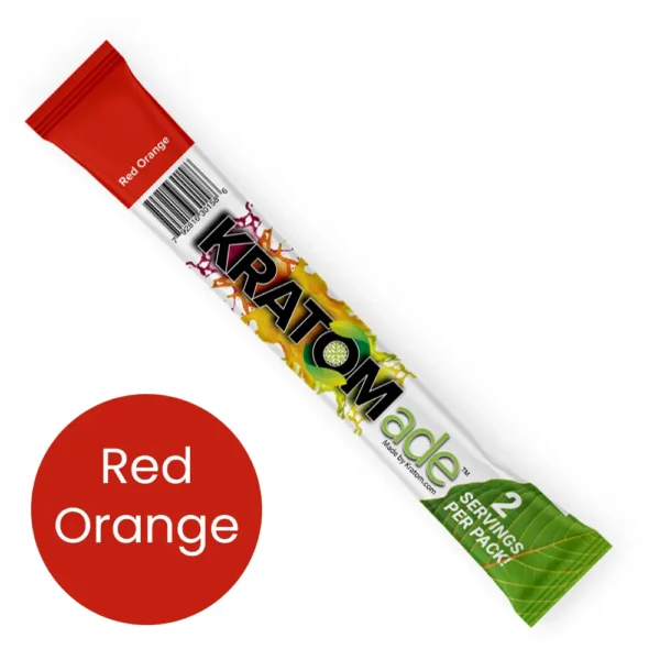 Zion Herbals Kratomade Kratom Powder Red Orange