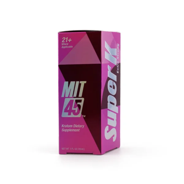 MIT 45 Super K Kratom Extra Strong Extract Shot 30 ml Box