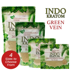 Remarkable Herbs Green Vein Indo Kratom Powder