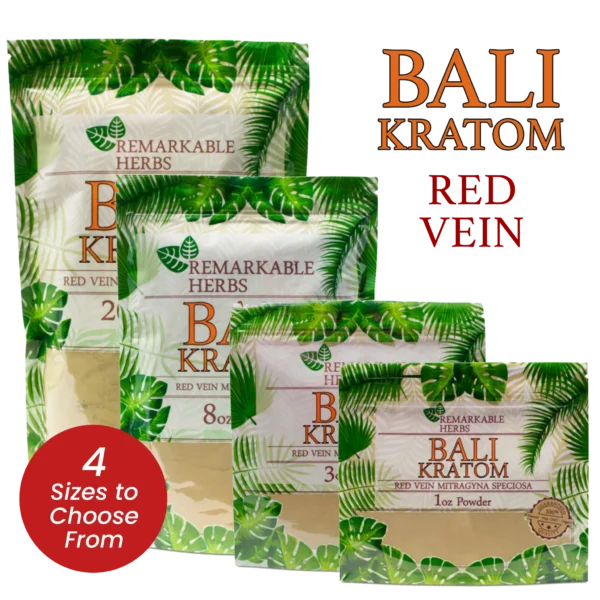 Remarkable Herbs Red Vein Bali Kratom Powder