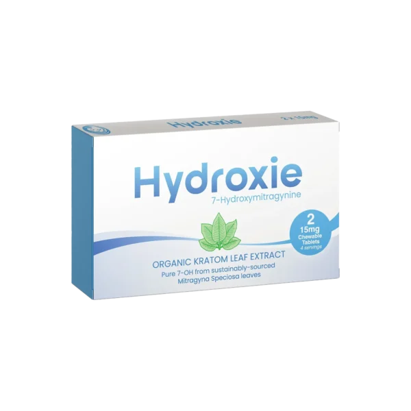 Hydroxie 7-OH Chewable Kratom Extract Tablets | 2 X 15mg Chewable Tablets | 4 Servings