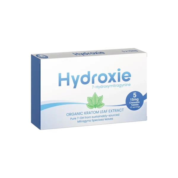Hydroxie 7-OH Chewable Kratom Extract Tablets | 5 X 15mg Chewable Tablets | 10 Servings