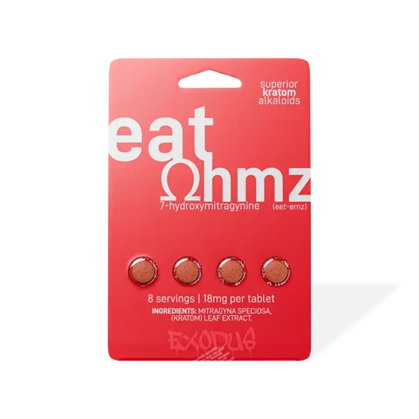 Exodus Eat Ohmz 7OH Kratom Extract Tablets