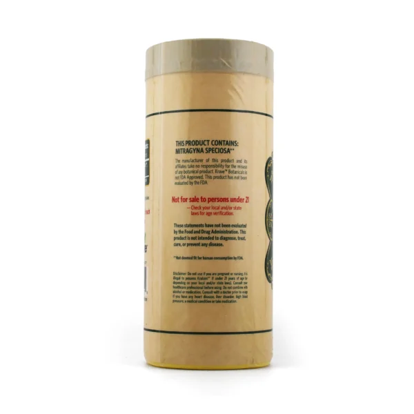 Krave Hybrid Kratom Extract Blend Powder 100 grams Back