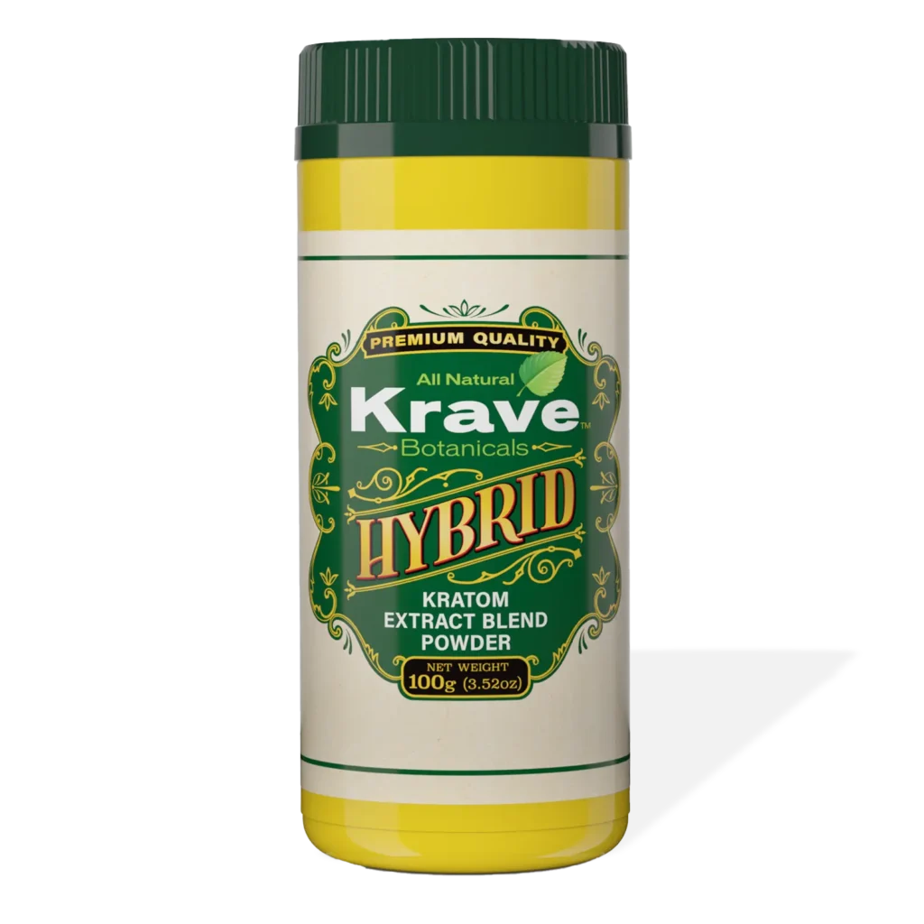 Krave Hybrid Kratom Extract Blend Powder