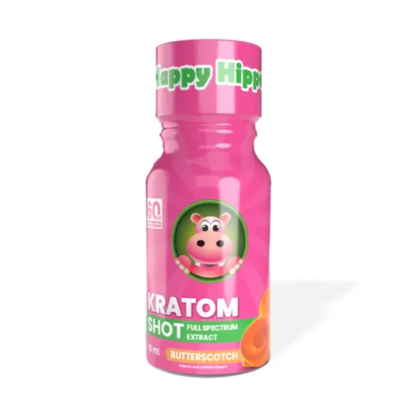 Happy Hippo Full Spectrum Kratom Extract Shot 10ml Butterscotch