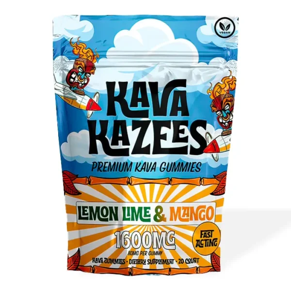 Kava Kazees 80MG Kava Gummies 20 count 1600MG