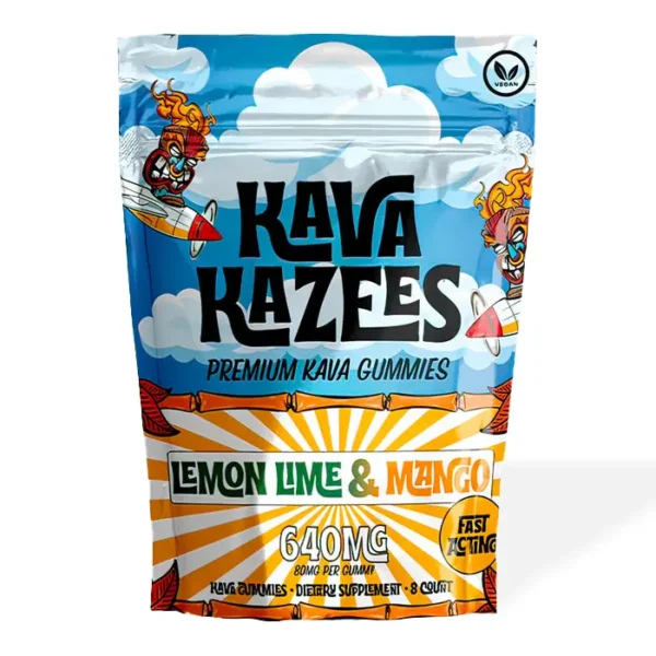 Kava Kazees 80MG Kava Gummies 8 count 640MG