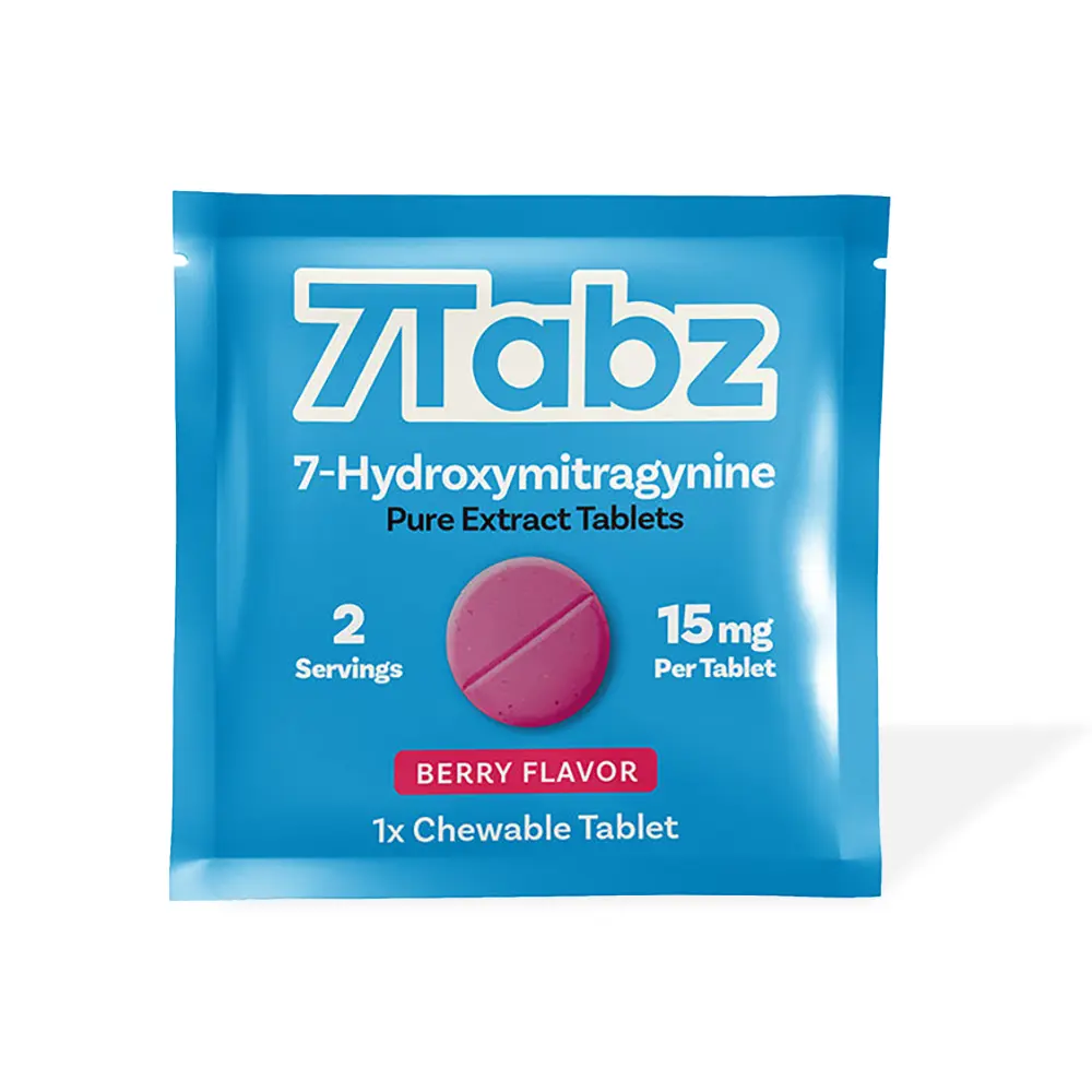 7Tabz 7-OH Kratom Extract Chewable Tablets Berry