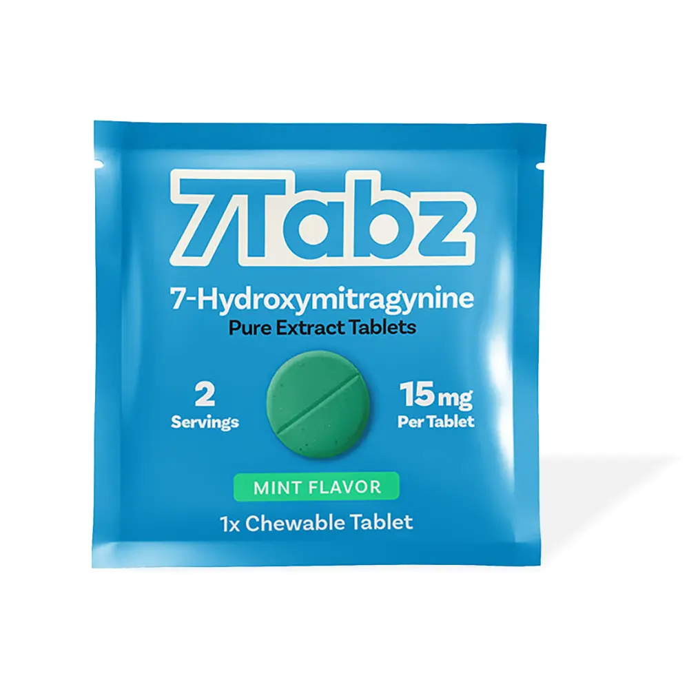 7Tabz 7-OH Kratom Extract Chewable Tablets Mint