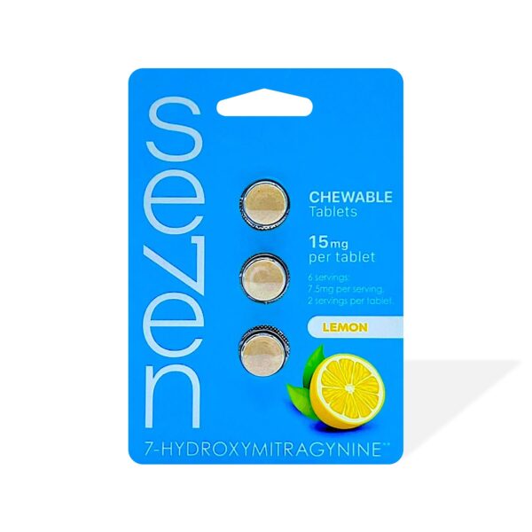 Se7en 7-OH Kratom Extract Tablets Lemon