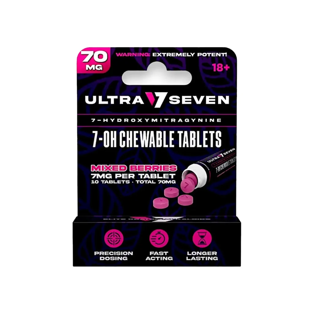 Ultra Seven 7-OH Kratom Chewable Tablets