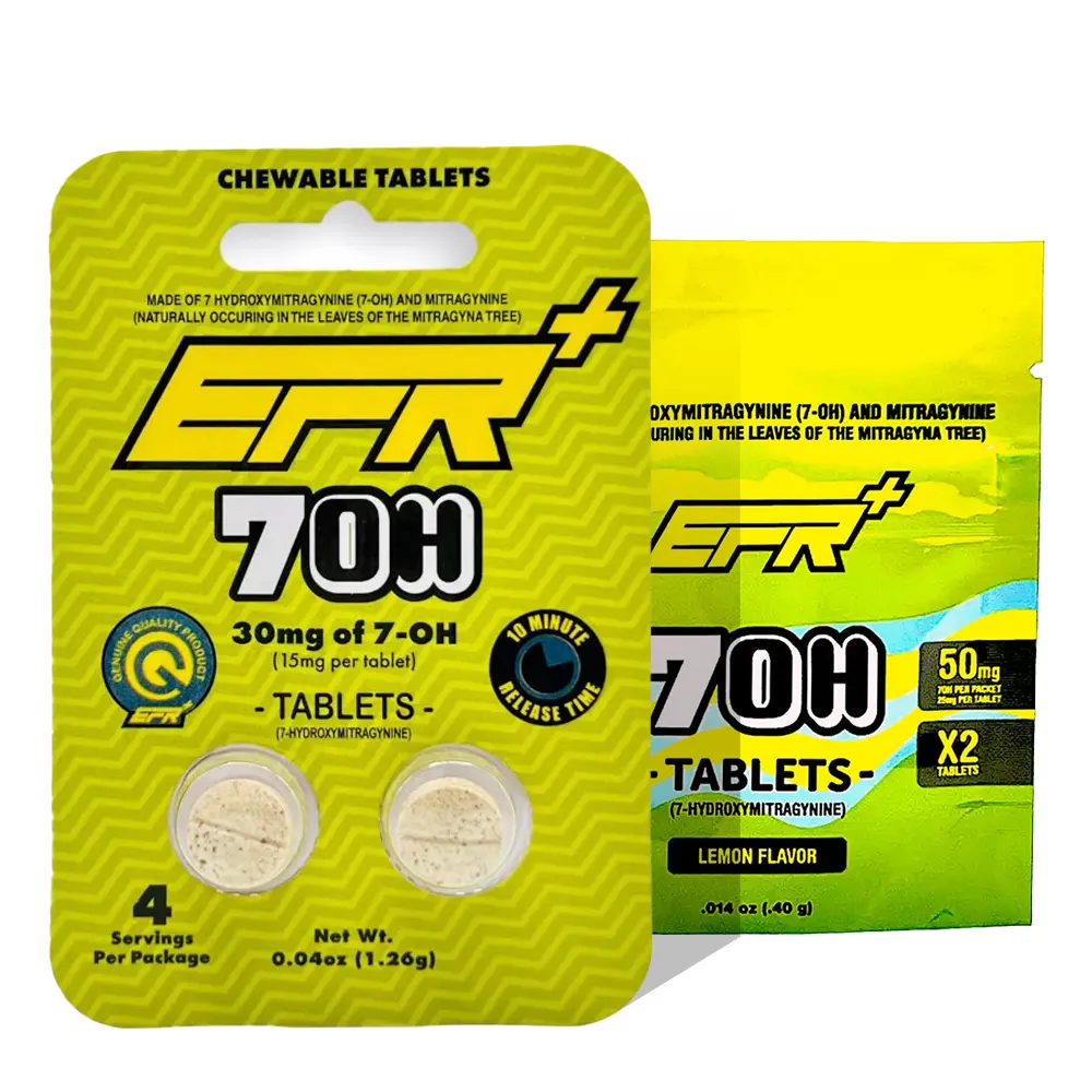 EFR+ 7OH Kratom Chewable Tablets