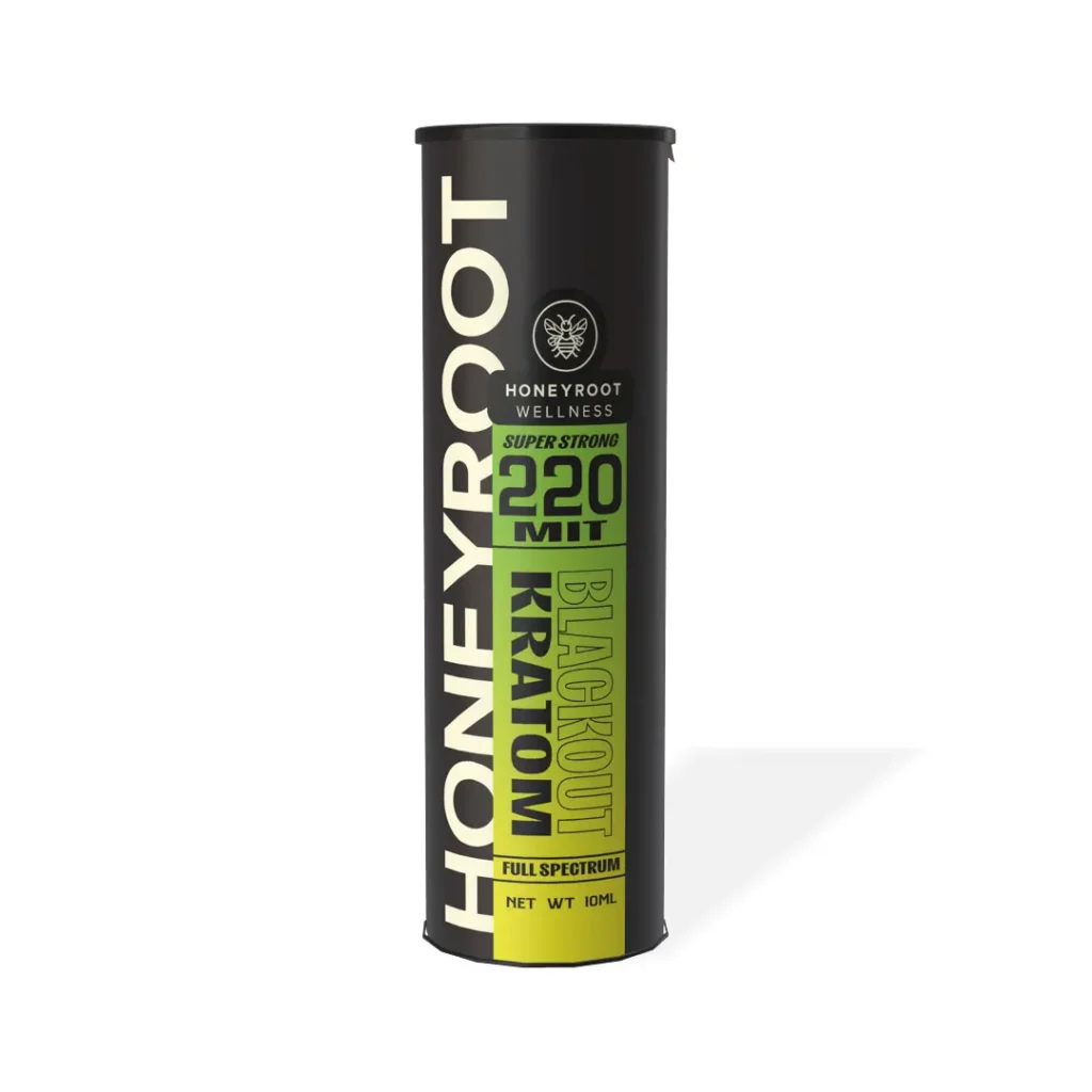 Honeyroot Blackout Kratom 220 MIT Full Spectrum Shot