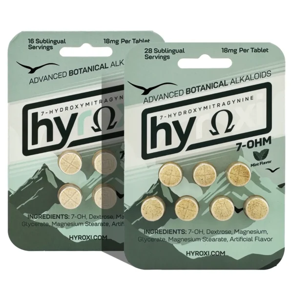 Hyroxi 7-OH Kratom Extract Chewable Tablets