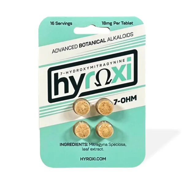 Hyroxi 7-OH Kratom Extract Chewable Tablets Old