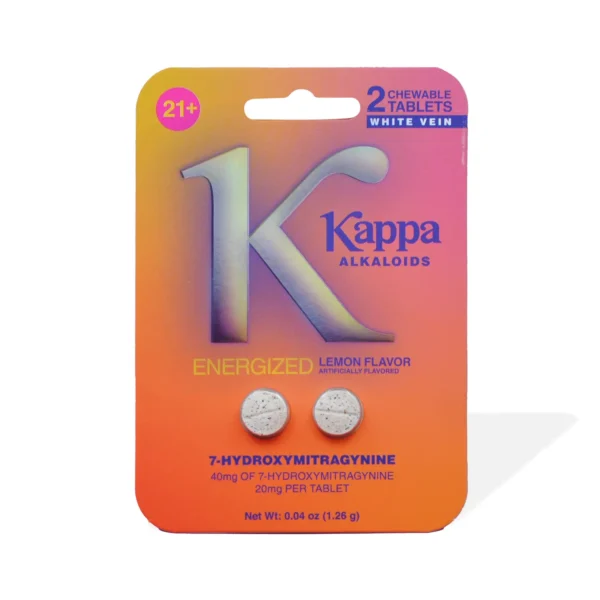 Kappa 7OH Kratom Alkaloid Chewable Tablets 20 mg 2 Count