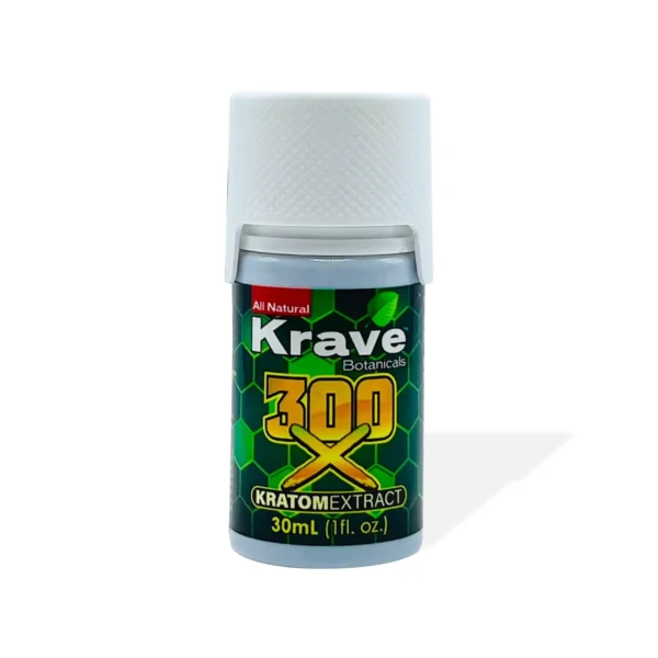 Krave 300X Kratom Liquid Extract Shot 300 mg 30 ml