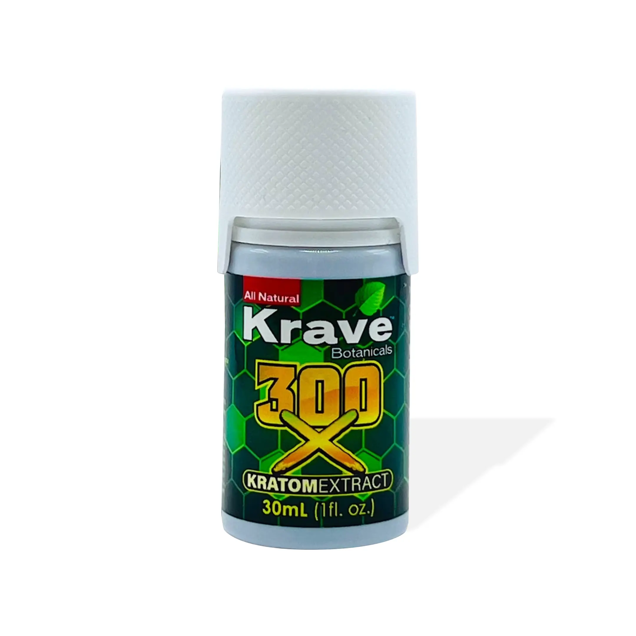 Krave 300X Kratom Liquid Extract Shot 300 mg 30 ml