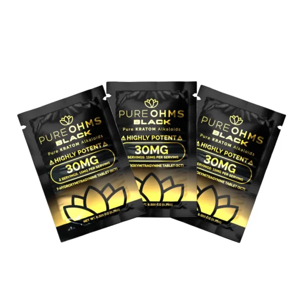 PURE OHMS Black 7-OH Extract Chewable Tablets