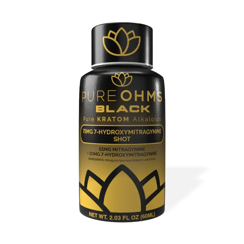 PURE OHMS Black 7-OH Kratom Extract Shot