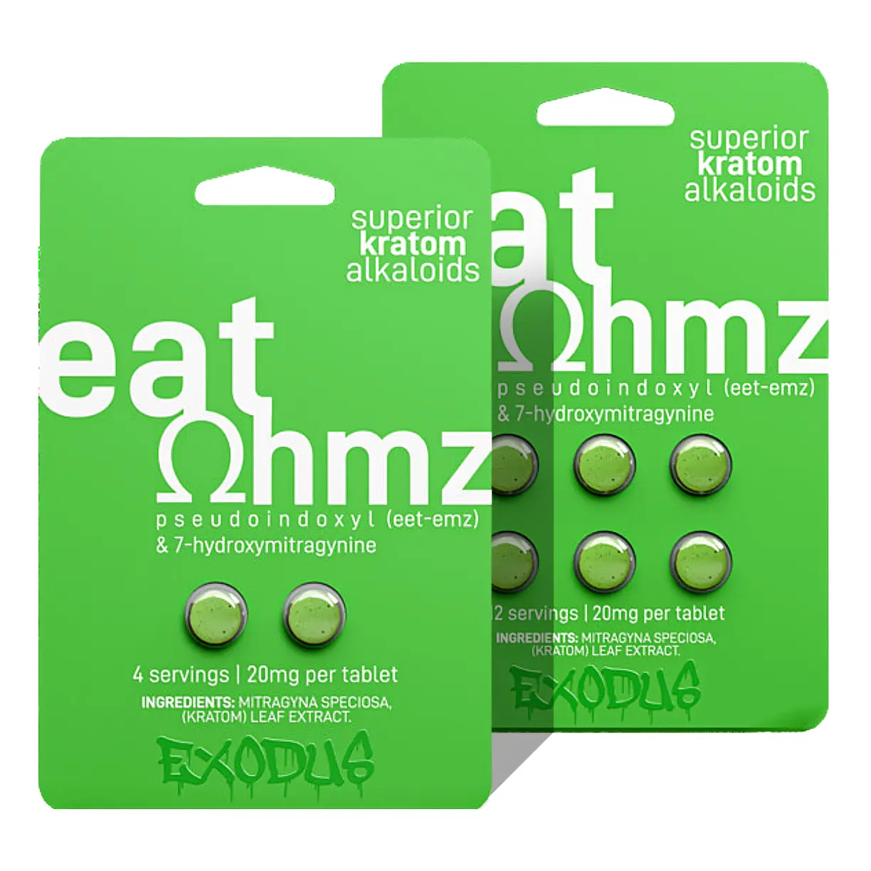 Eat Ohmz Pseudo 7-Hydroxy Chewable Tablets 20 mg