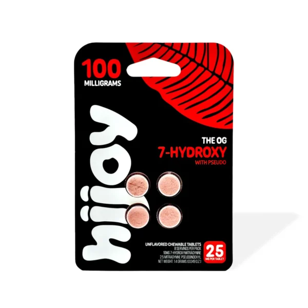 Hijoy 7-Hydroxy with Pseudo Chewable Tablets 25mg The OG