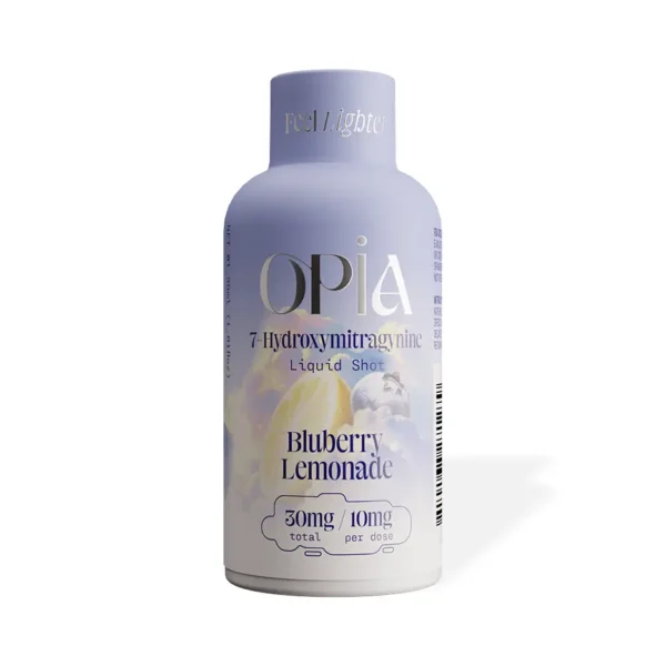 Opia 7-Hydroxymitragynine Liquid Shot 30 mg Blueberry Lemonade