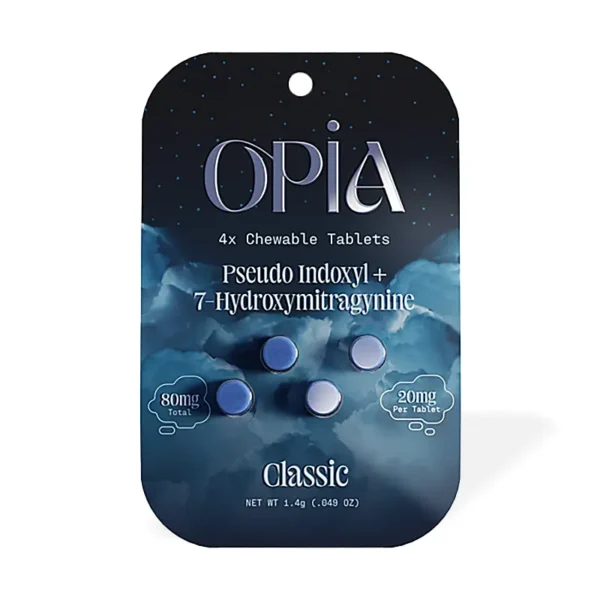 Opia Pseudo 7-OH Chewable Tablets 20 mg 4 Count Classic