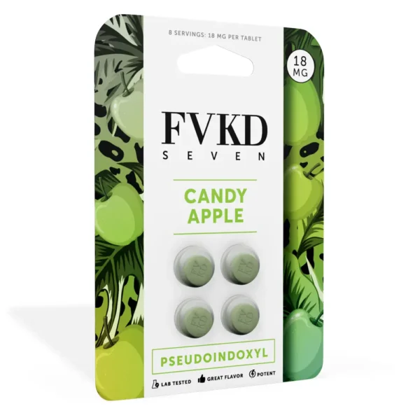 FVKD Seven Pseudoindoxyl Chewable Tablets 18 mg Candy Apple