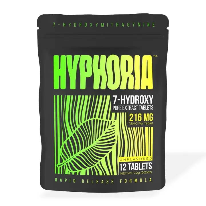 Hyphoria 7-Hydroxy Pure Extract Chewable Tablets 18 mg