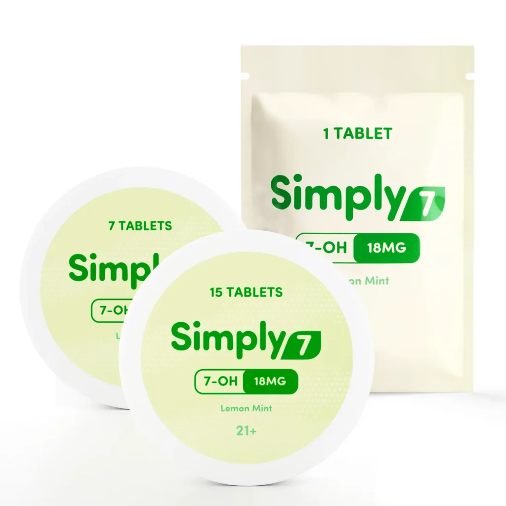 Simply7 7-OH Chewable Tablets 18 mg Lemon Mint