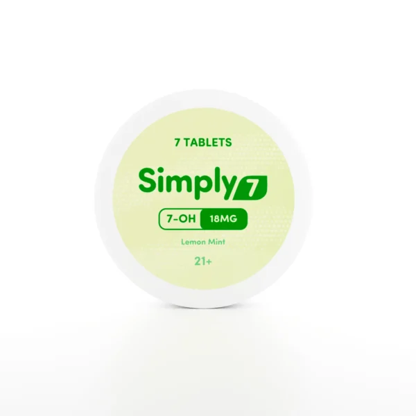 Simply7 7-OH Chewable Tablets 18 mg Lemon Mint 7 Count